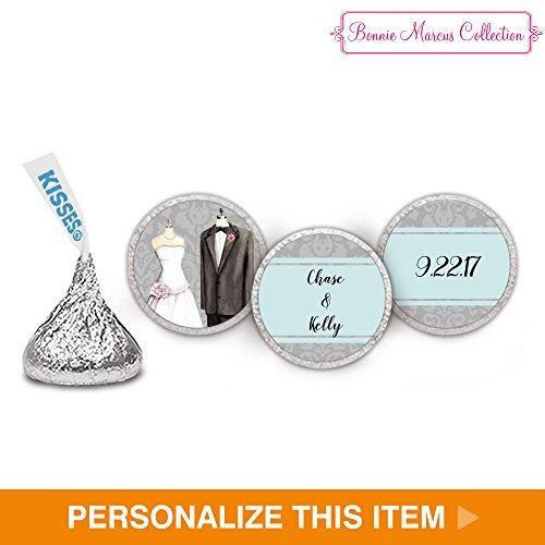 WH Candy Forever Together Wedding Personalized HERSHEY KISSES (200 Kisses)