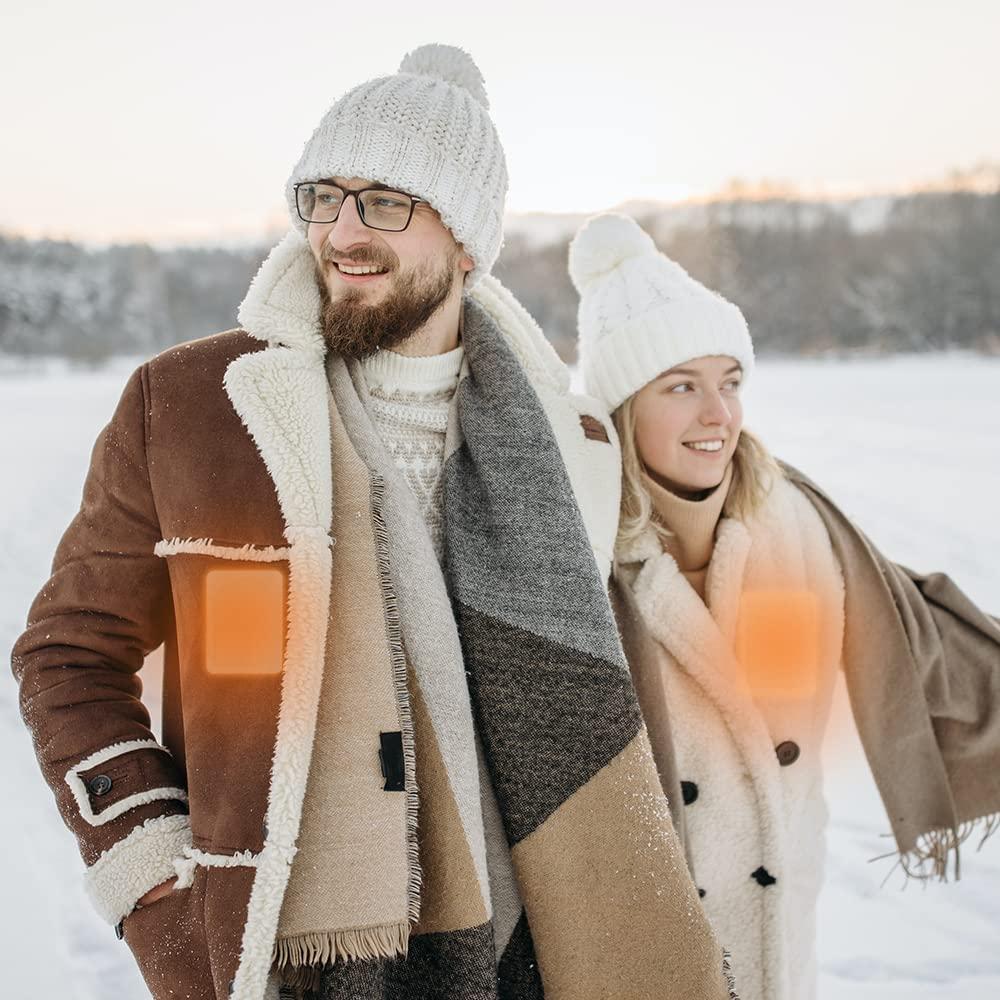 WORLD-BIO WORLD-BIO Body Warmers for Cold Weather, Disposable Hot Hands Body Warmers with Adhesive Air Activate Heat Patch Gives 12 Hours Warm, Stick on Body Warmers Warm Pads for Winter 32 Packs