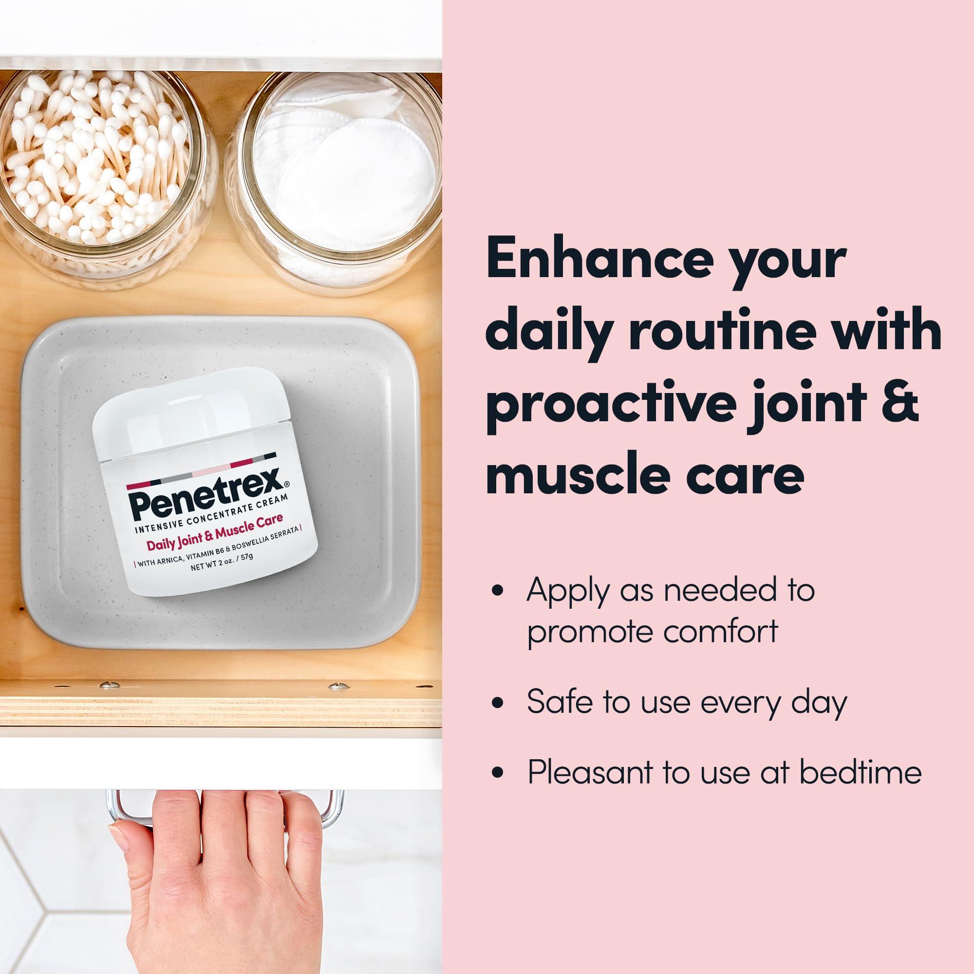 Penetrex Penetrex Joint & Muscle Therapy  Soothing Comfort for Back, Neck, Hands, Feet  Premium Whole Body Rub with Arnica, Vitamin B6 MSM & Boswellia  2oz 3-Pack