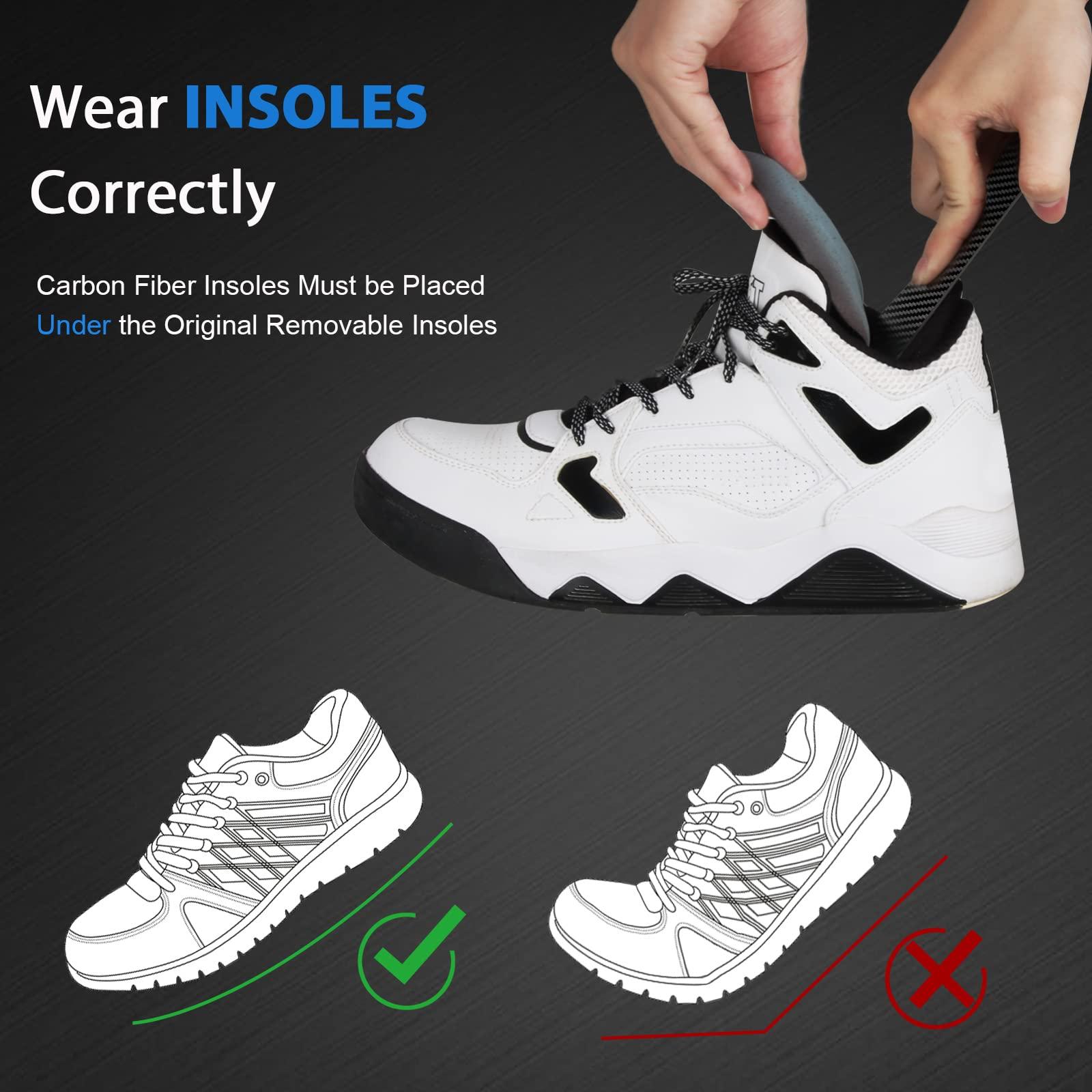 Docarbonfi Mortons Extension Orthotic,Recovery Carbon Fiber Insole,Very Rigid Foot Support Insert for Morton\'s Toe, Turf Toe, Arthritis, Hallux Rigidus, Broken Big Toe and Forefoot Pain,1Piece (265mm)