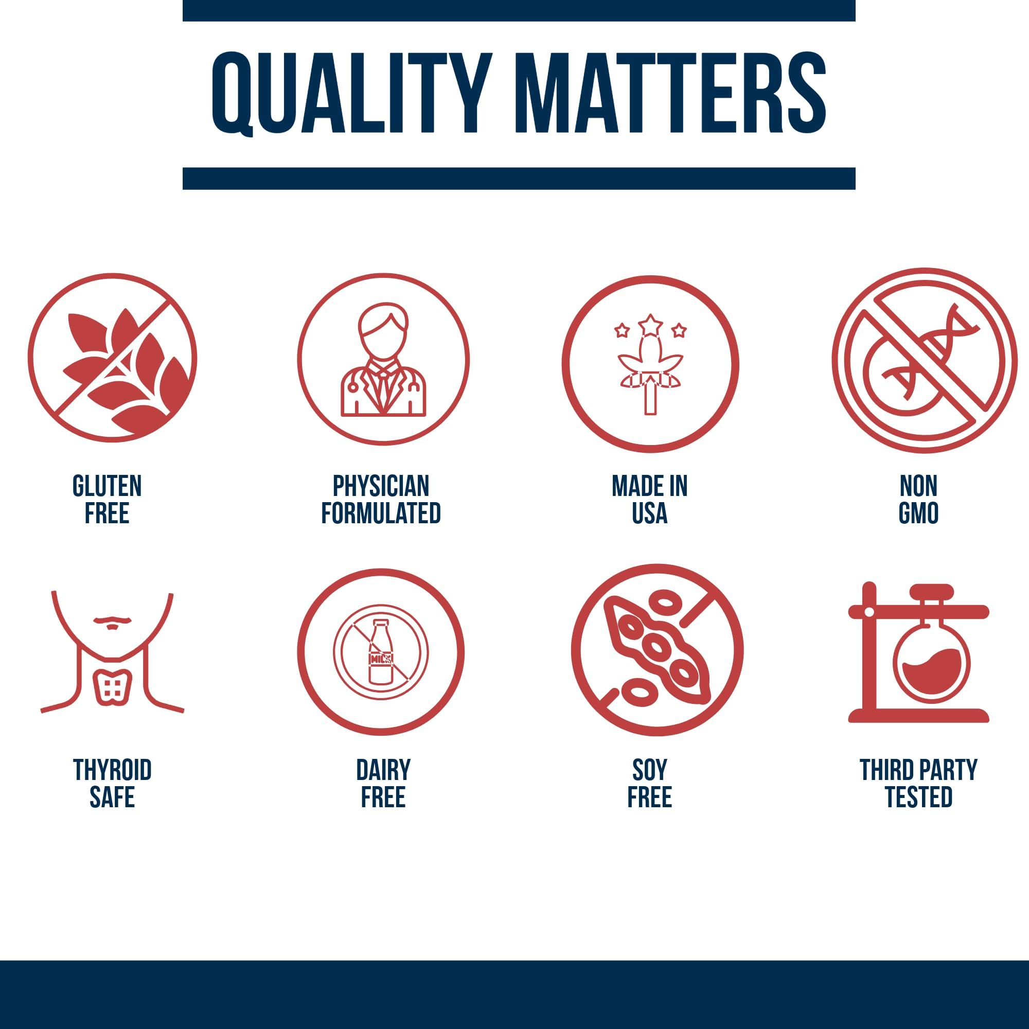 Dr. Westin Childs Dr. Westin Childs - T3 Conversion Booster - Thyroid Support for Women with Hypothyroidism & Hashimotos - Iodine, Ashwagandha, Guggul Extract, Selenium & Zinc Complex - 60 Servings