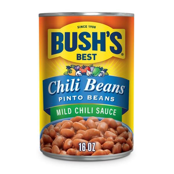 Bush's Best Bush\'s Best Mild Chili Beans - Pinto, 16 OZ (Pack of 3)