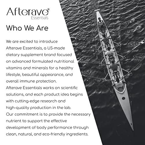Afterave Essentials HairBeyond Advanced Hair Growth Formula, Improves Follicle & Scalp Strength For Stronger Growth, Hair Loss Protection, Vitamin A, C, E, B Complex Saw Palmetto Silica Zinc Calcium Niacin Thiamin Biotin