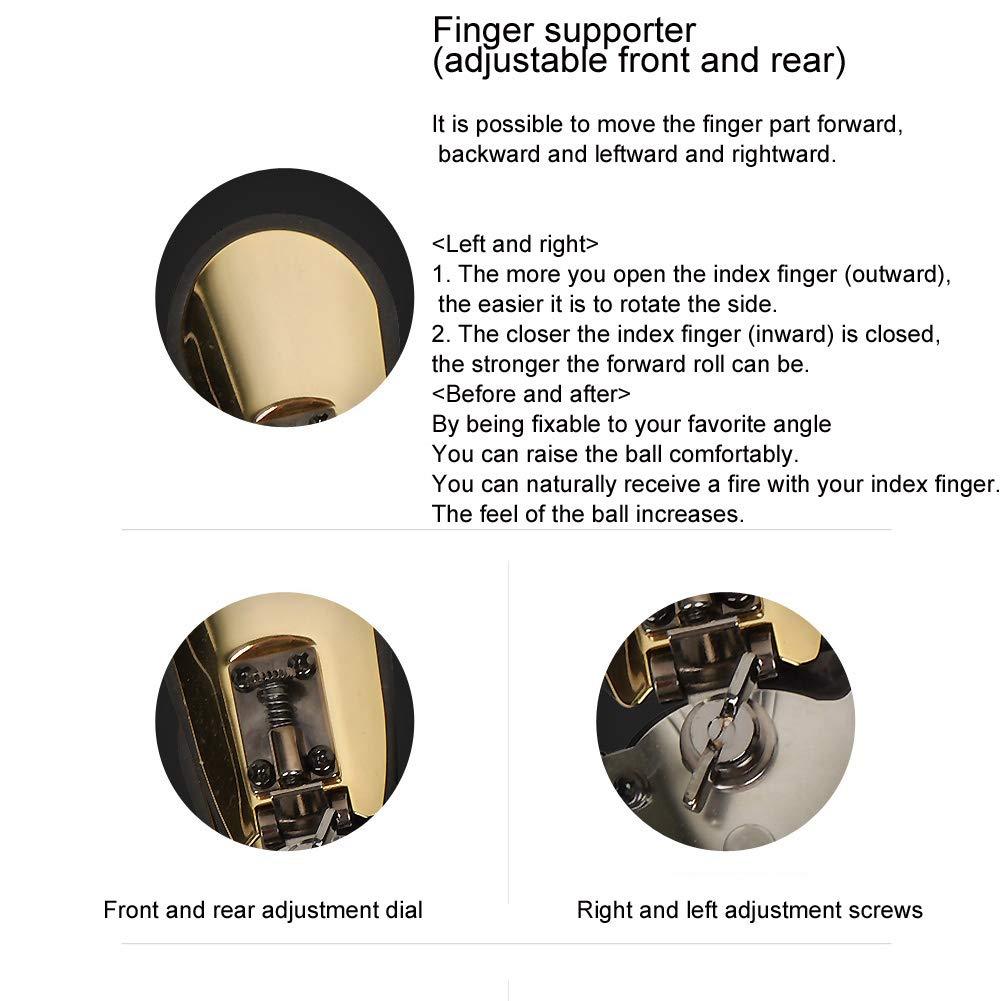 [ABS ROBOWRISTOEM] ABS ROBOWRIST Gold Finger Right Hand Bowling Wrist Support Accessories (Small)