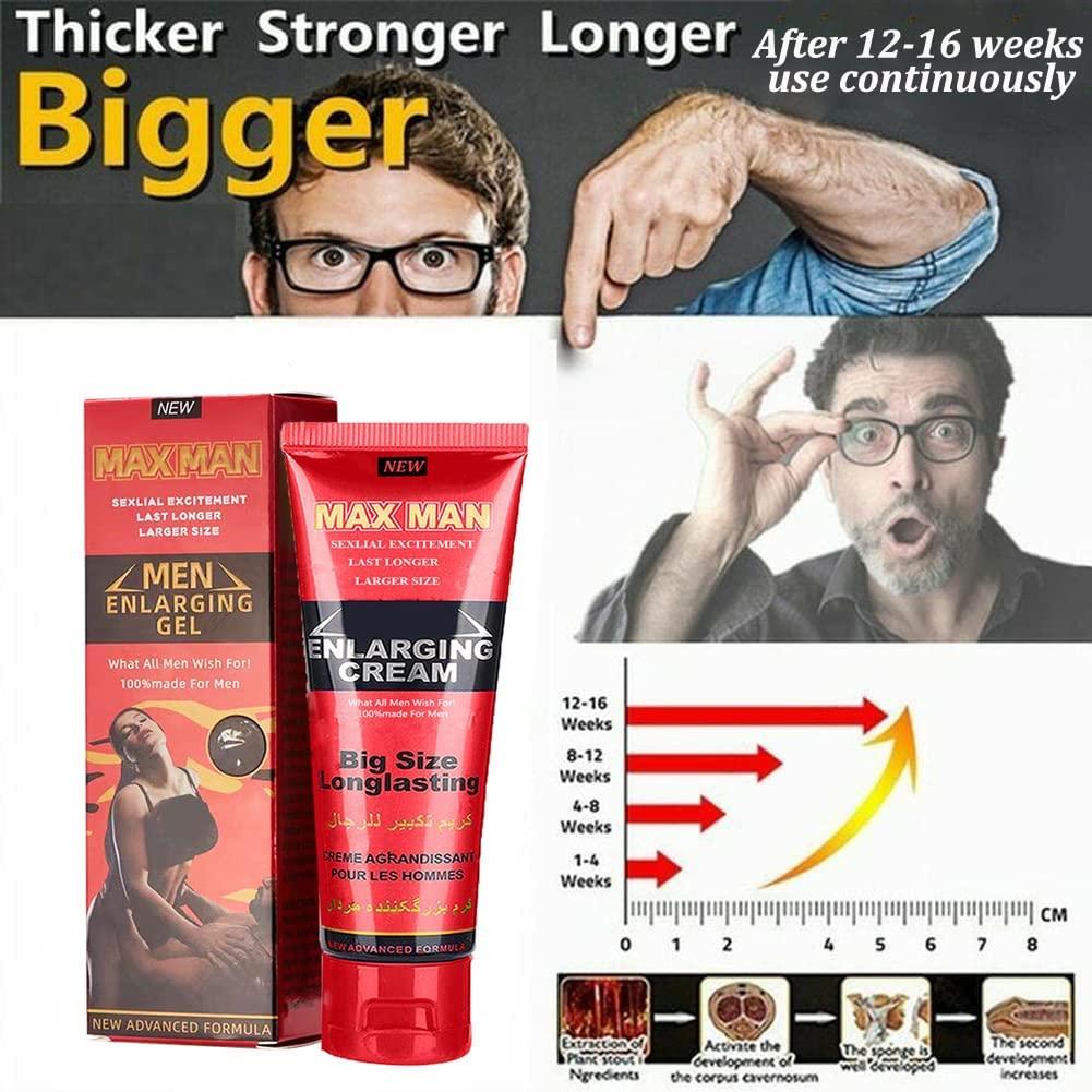 CANDIKE CANDIKE Enlargement Cream,Massage Cream Extender Cream Thicker Longer and Strong for Male 50ml Red 2.4 Ounce