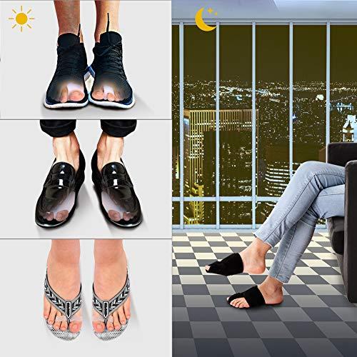 AYNEFY AYNEFY Half Toe Sleeves, 3 Pair Comfortable Gel Bunion Toe Pads and 1 Pair Protective Gear for Foot Beauty (L)