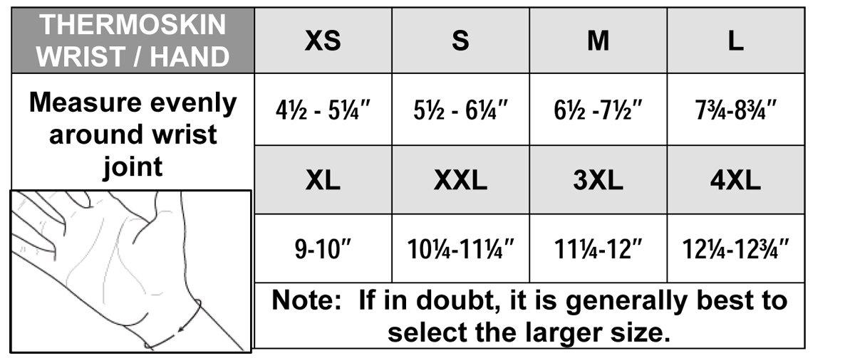 Thermoskin Thermoskin Wrist Brace, Left, Small, Wrist-Hand Brace with Dorsal Stay