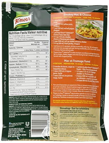 Knorr Knorr Sidekicks, Chicken Pasta Side Dish, 126g/4.4oz., 8ct, {Imported from Canada}