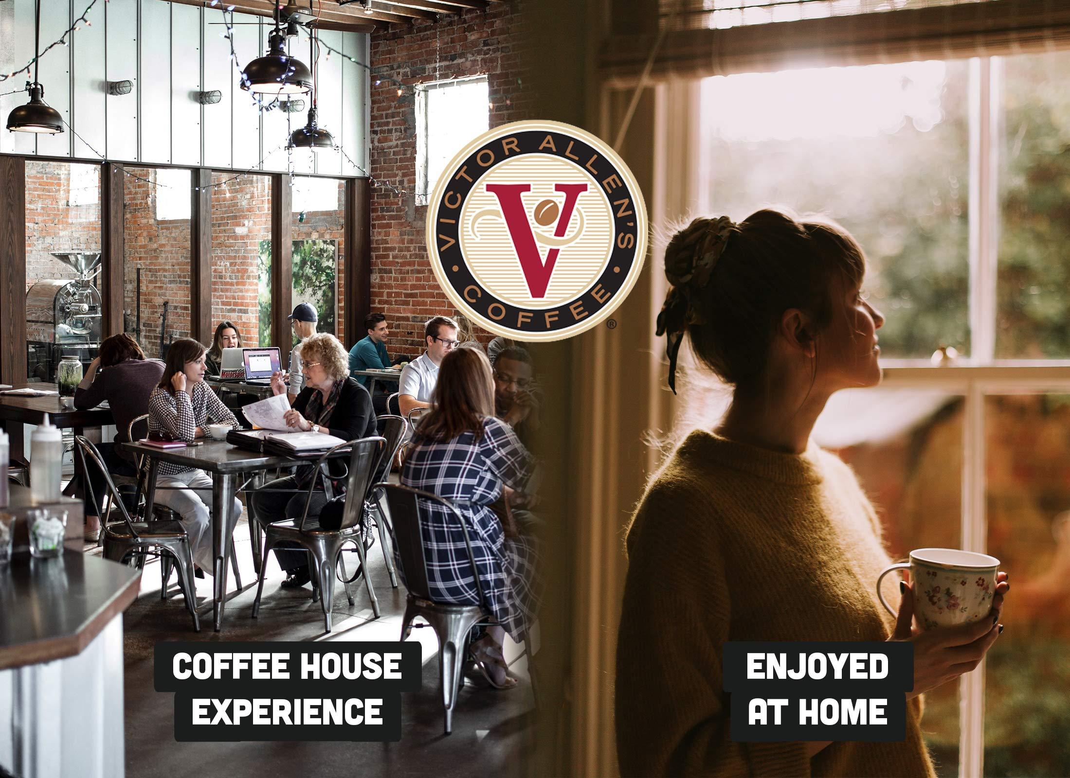 Victor Allen Victor Allen\'s Coffee Morning Blend and Decaf Morning Blend Coffee Pods for Keurig (80 Count)