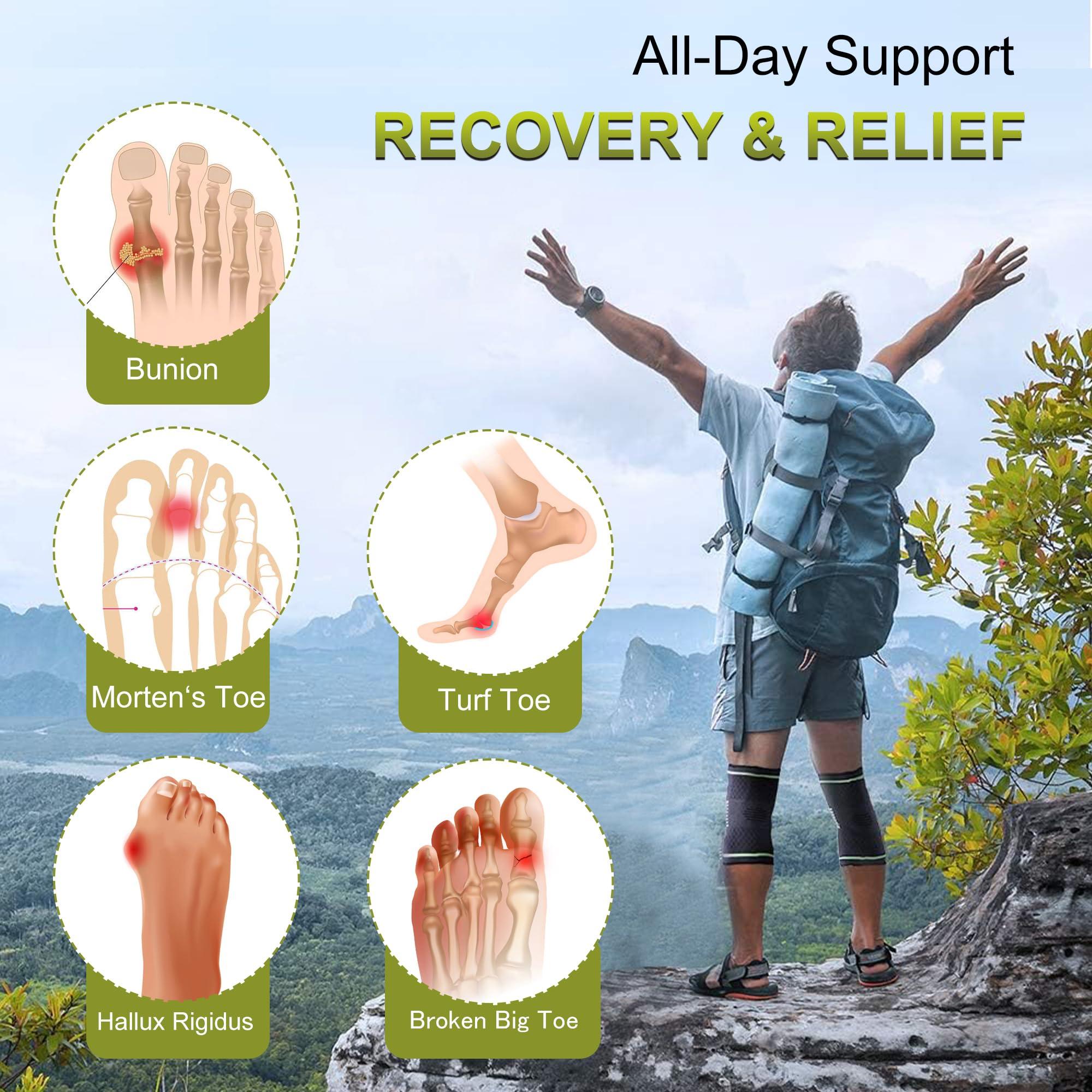 UBARONY Morton\'s Extension Orthotic, Carbon Fiber Insole(1 Pair), Turf Toe Plate Rigid Shoe Insert for Morton\'s Toe, Turf Toe, Arthritis, Hallux Rigidus, Broken Big Toe, Alternative to Turf Toe Brace,265mm