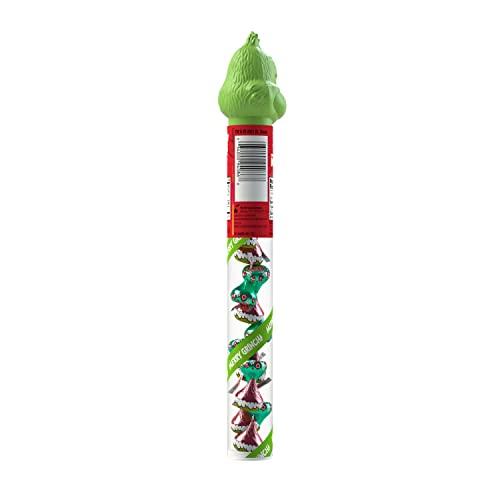 Hershey\'s Kisses HERSHEY\'S KISSES Grinch Milk Chocolate Candy, Christmas, 2.08 oz Filled Plastic Cane