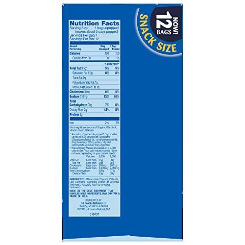 Pop Secret Pop Secret Popcorn, Kettle Corn, 3 Ounce Microwave Bags, 12 Count Box,1.12 Ounce (Pack of 12)