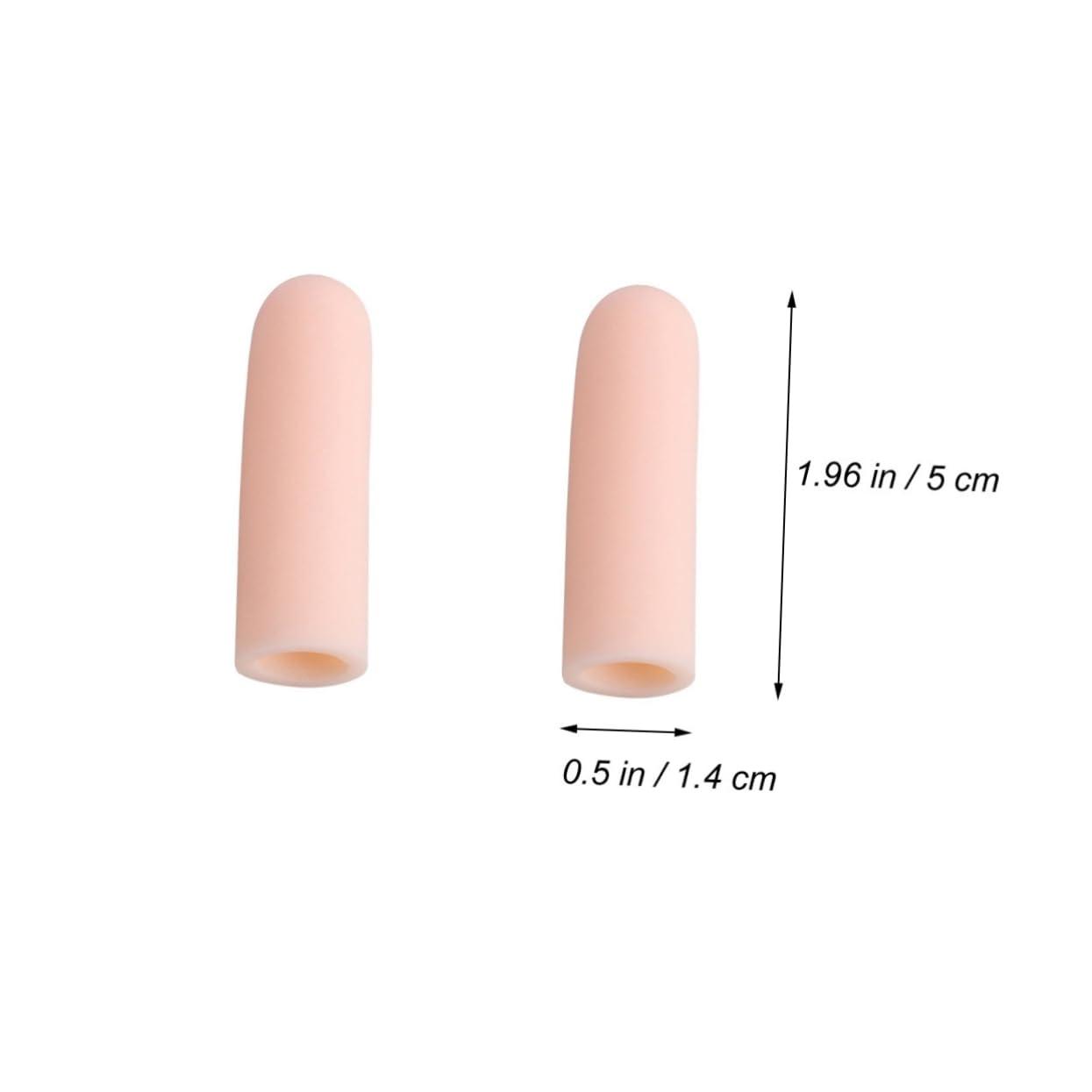 Healeved Healeved 8 Pcs Thumb Protector Thumb Sleeve Toe Sleeve Finger Protectors Invisible Finger Set Beige C01 Finger Covers