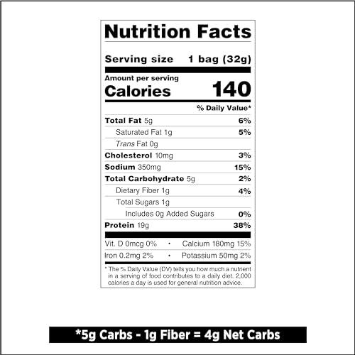 Quest Nutrition Quest Nutrition Sour Cream & Onion Protein Chips, 19g Protein, 4g Net Carbs, Low Carb, Gluten Free, 1.1 oz (Pack of 12)