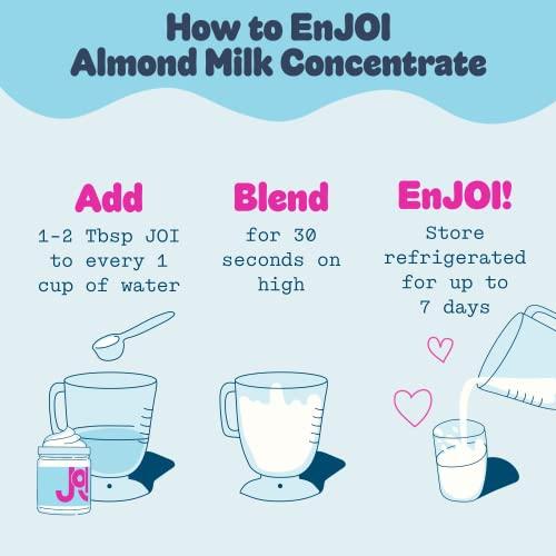 JOI Instant Oat Milk Powder & Unsweetened Almond Milk Concentrate Bundle by JOI