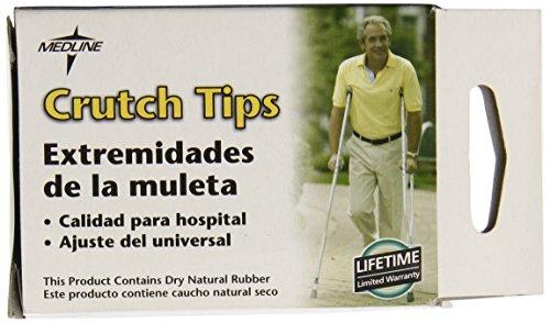 Medline Medline Crutch Replacement Tips, Gray