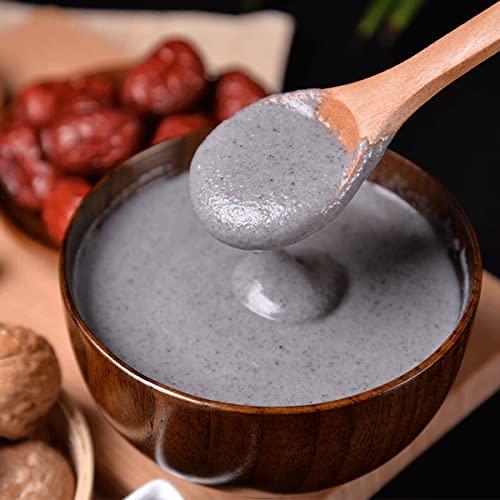 TEAERPKLAE ground sesame seedsblack sesame seed paste 12.69 oz Instant Drink Cereal black sesame 360g