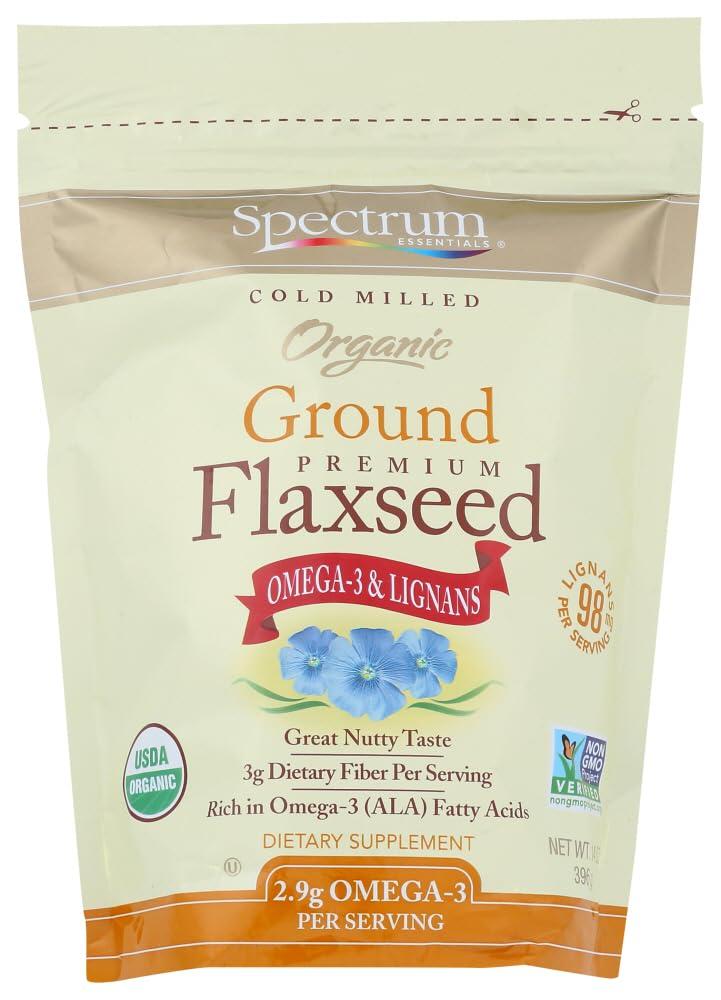 Spectrum Spectrum Ground Flaxseed, 14 oz, 2 pk