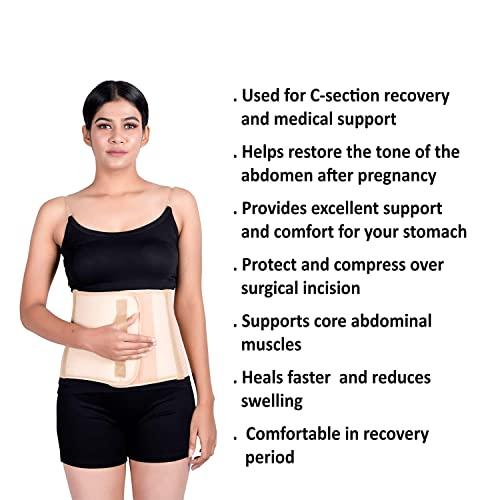 M/S Himway Abdominal Binder Lower Waist Support Belt - Compression Wrap for Men and Women