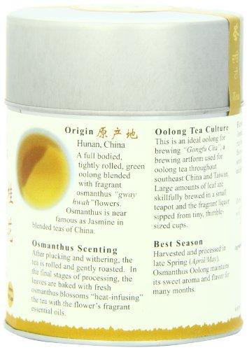 The Tao of Tea The Tao of Tea, Osmanthus Oolong Tea, Loose Leaf, 2.5 Ounce Tin (Pack of 2)