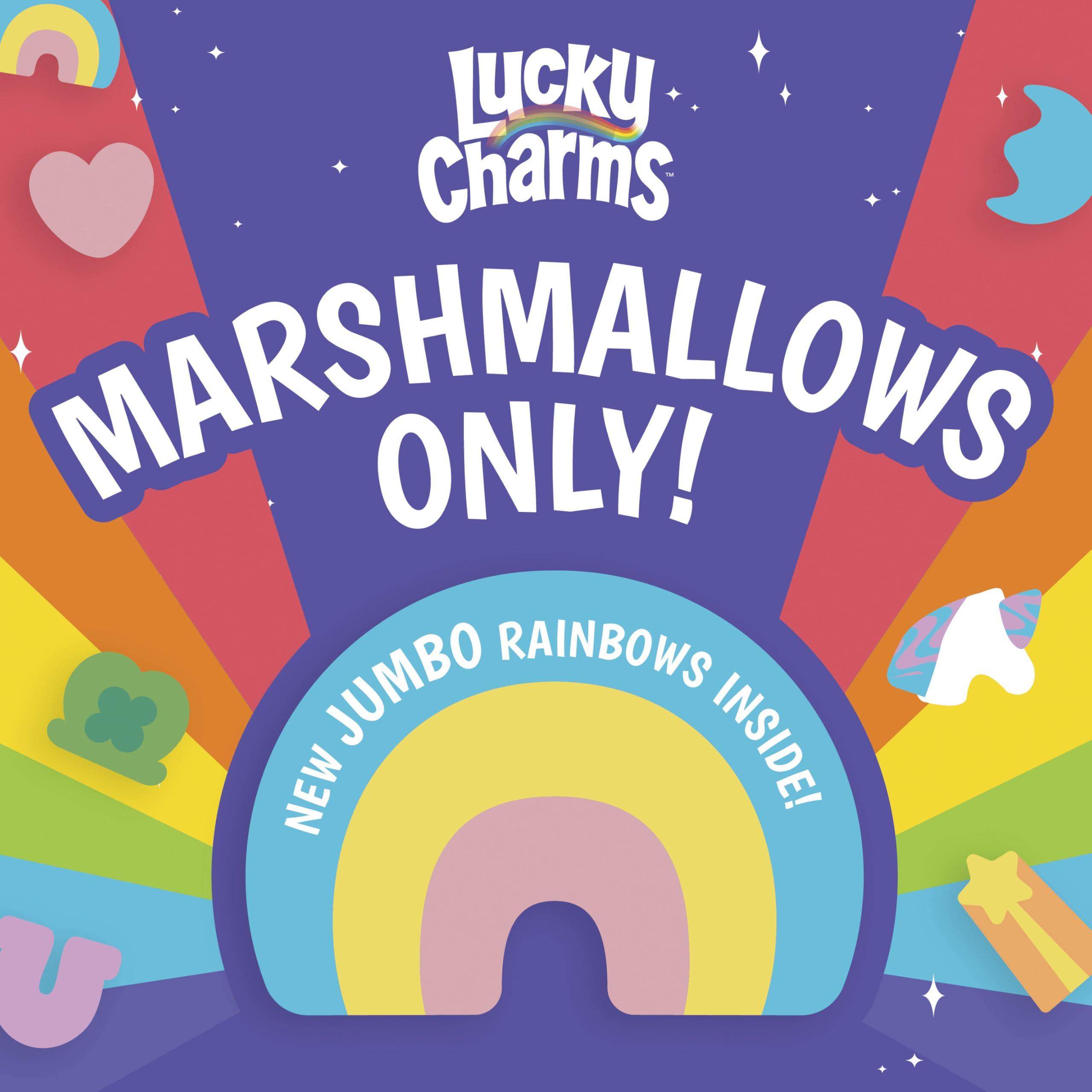 Lucky Charms Lucky Charms Just Magical Marshmallows, Limited Edition Snacks, Dessert Ingredient and Topping, 4 oz