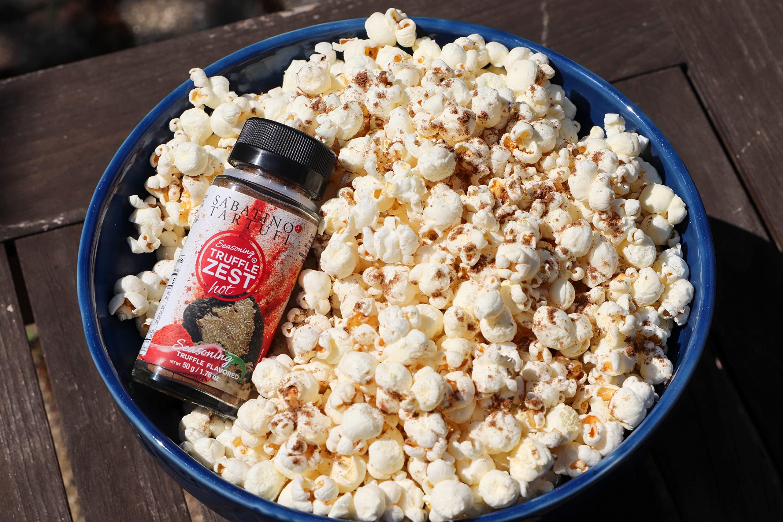 Sabatino Tartufi Sabatino Tartufi Truffle Zest Seasoning, Hot, The Original All Natural Gourmet Truffle Powder, Plant Based, Vegan and Vegetarian Friendly, Kosher, Low Carb, Keto, Non-Gmo Project Certified, 1.76 oz