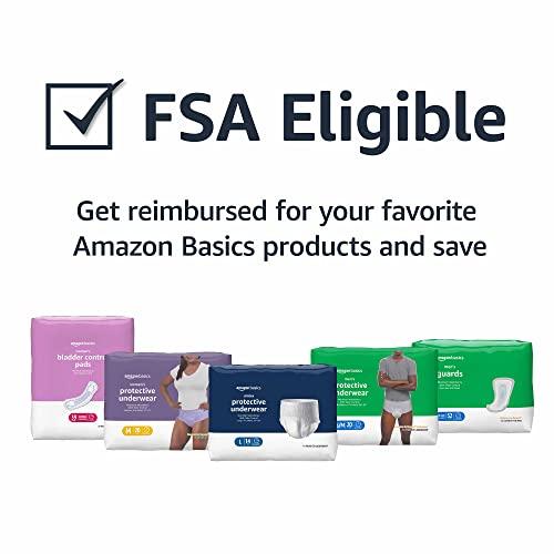 Amazon Basics Amazon Basics Men\'s Incontinence Guards, Maximum Absorbency, 52 Count, (1 Pack of 52)