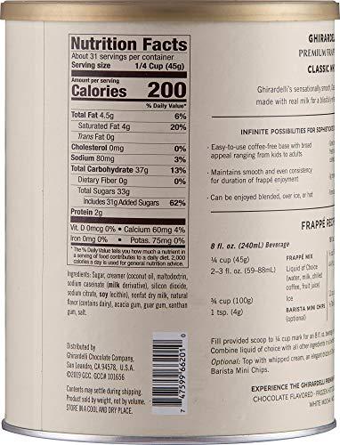 Ghirardelli Chocolate Company Ghirardelli Beverage Mix, Classic White 50 Ounce.