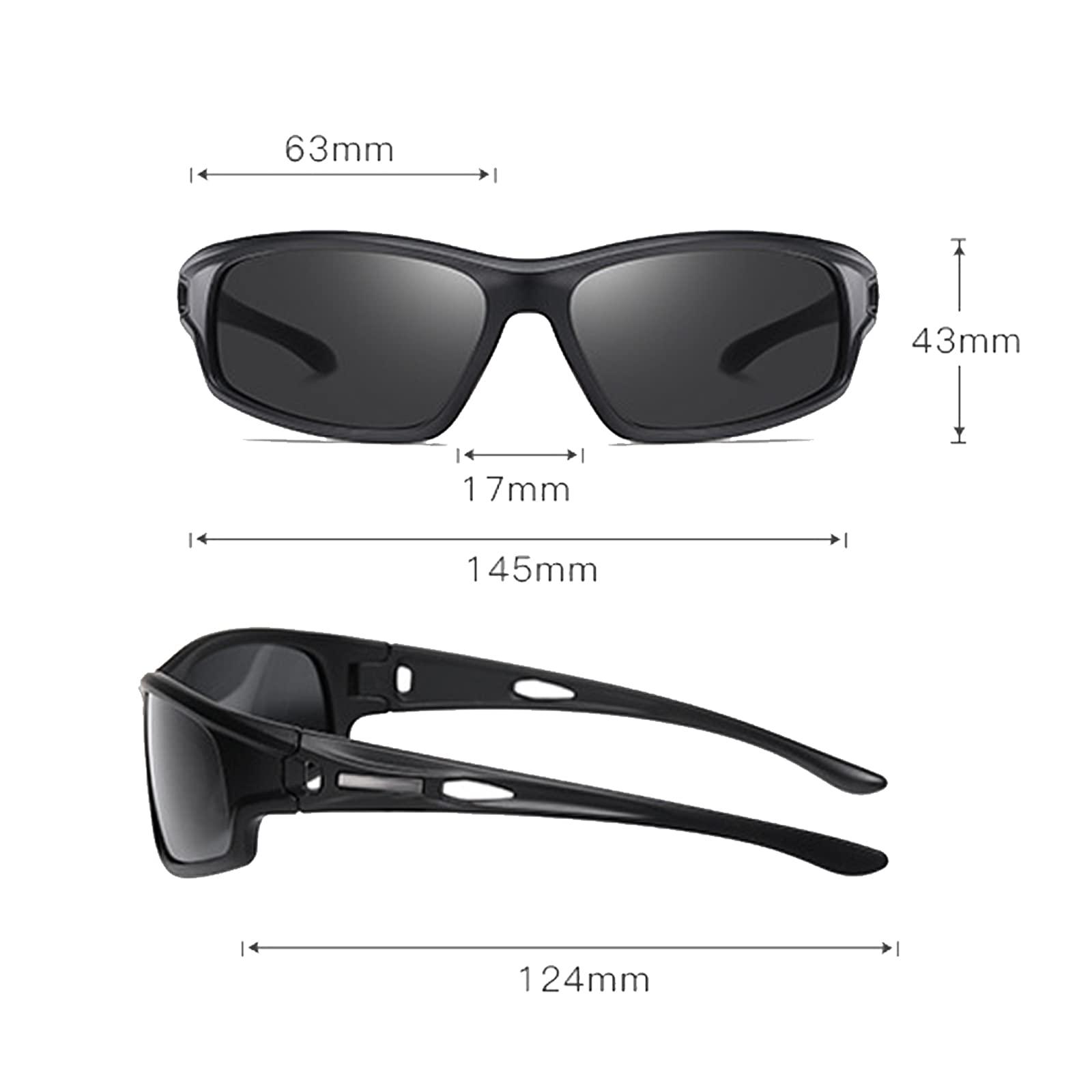 COTIA Full Reading Sunglasses Men's Sports Outdoor Driving Cycling Classic Readers Magnification Presbyopic Sun Glasses (black, 3.0)