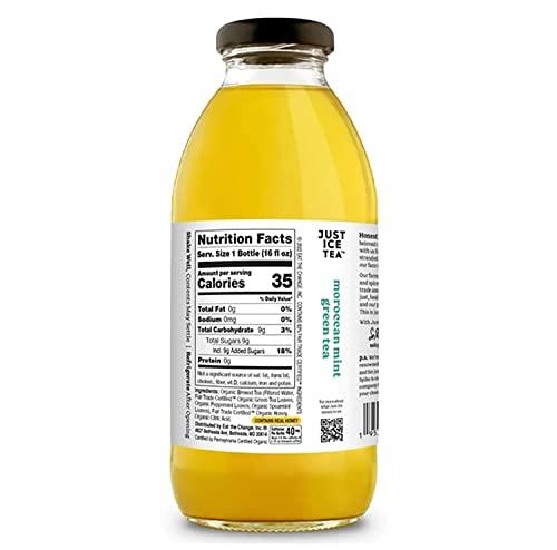 Just Ice Tea Just Ice Tea Organic Moroccan Mint Green Tea, 16 FZ