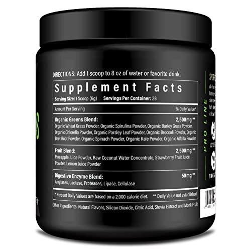 Sport Formula 99 Sport Formula 99 Organic Greens Superfood Powder, Cold Pressed Vegan and Keto Powder, Non-GMO, Low Calorie Daily Green Juice Powder