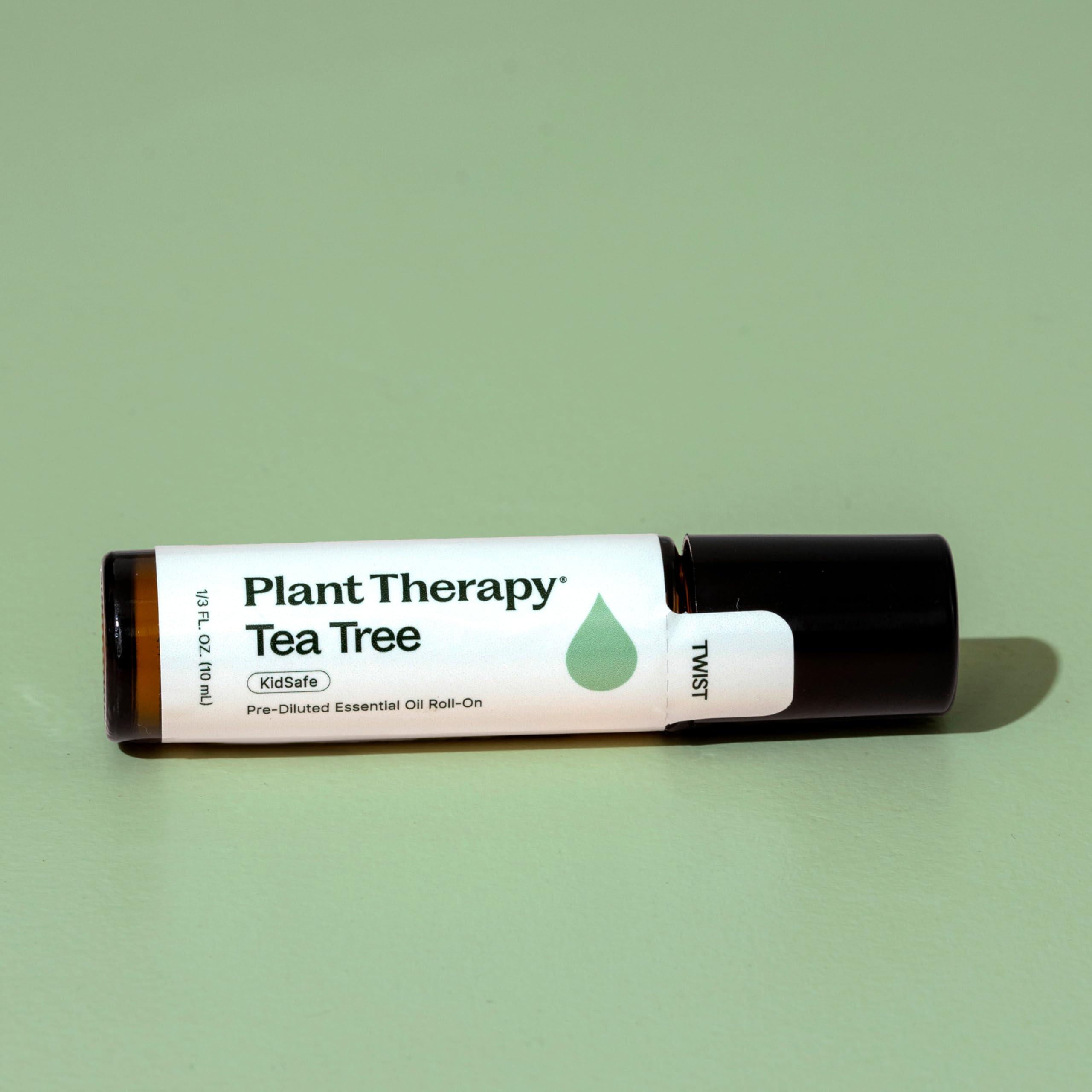 Plant Therapy Plant Therapy Tea Tree Essential Oil 100% Pure, Pre-Diluted Roll-On, Natural Aromatherapy, Therapeutic Grade 10 mL (1/3 oz)
