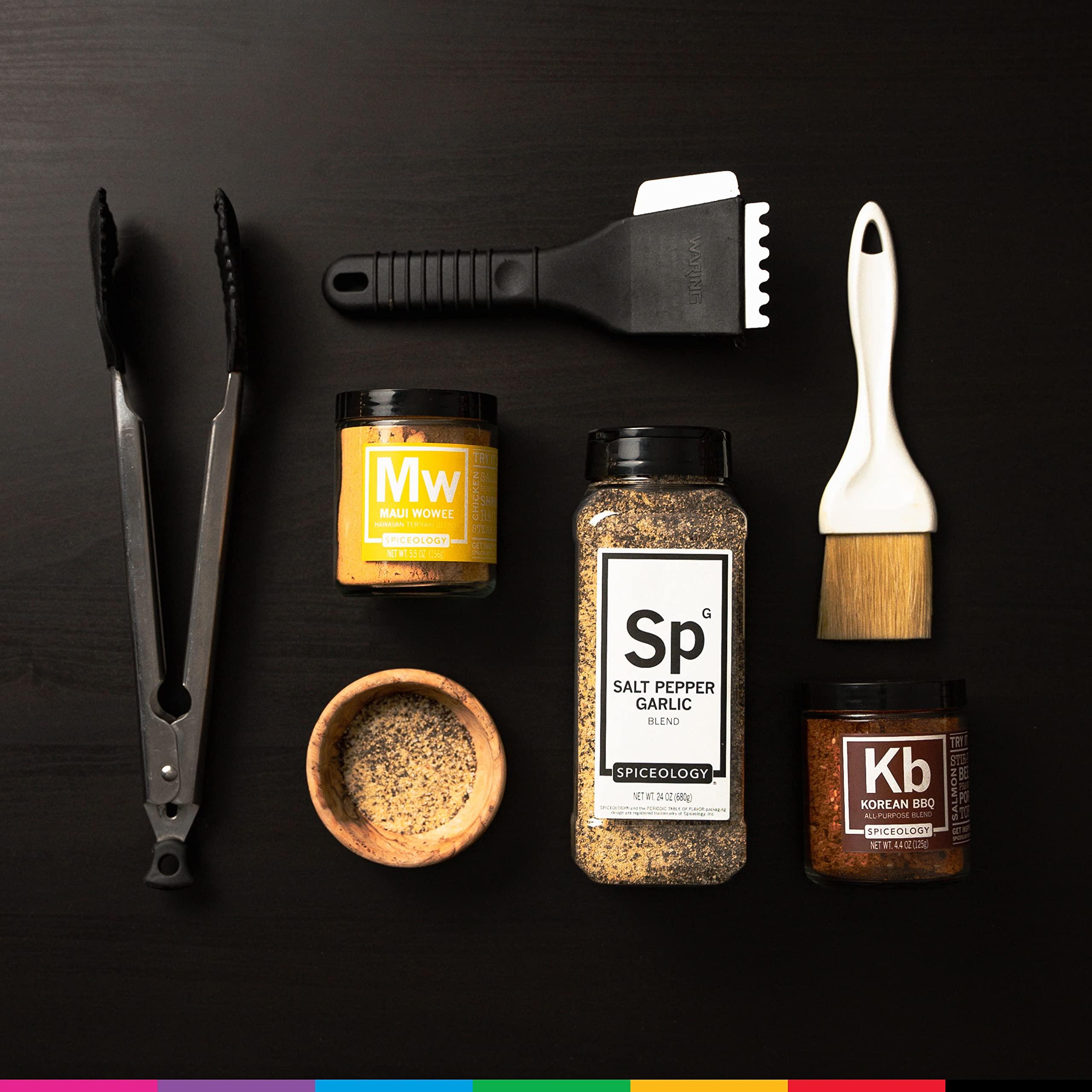 Spiceology Spiceology - Salt Pepper Garlic - SPG - Use On: Steak, Chicken, Hamburgers, Brisket, Turkey, Stew - BBQ Rub - Seasoned Salt - Spices and Seasonings - Grill Seasoning