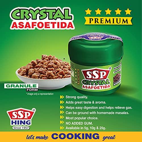 SSP ASAFOETIDA SSP Crystal Asafoetida(Hing) (25G)
