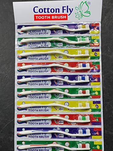 Cotton Fly Cotton Fly Toothbrushes Classic Medium Soft Individually Wrapped (100)