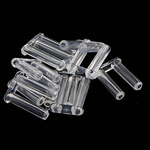 Dhoptical (1000pcs) Rimless Glasses U-Clip Different Size Rimless Glasses Accessories for Glasses Shop by Dhoptical (1.5 0.8 7.0 with Hole)