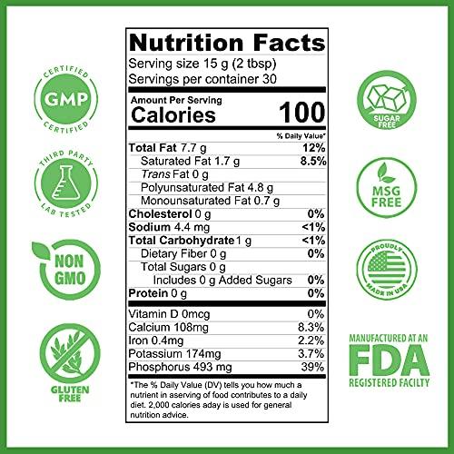 Lewis Labs Lecithin Granules Supplement | Natural Soy Lecithin Powder is an Excellent Source of Phosphatidyl Choline | Lactation Support, Immune Function & Support Brain Health, 16 oz