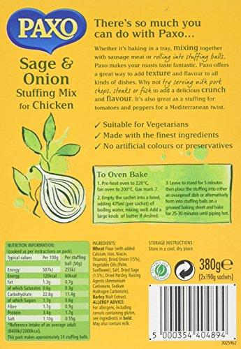 Paxo Paxo - Stuffing MIx - Sage & Onion - 380g
