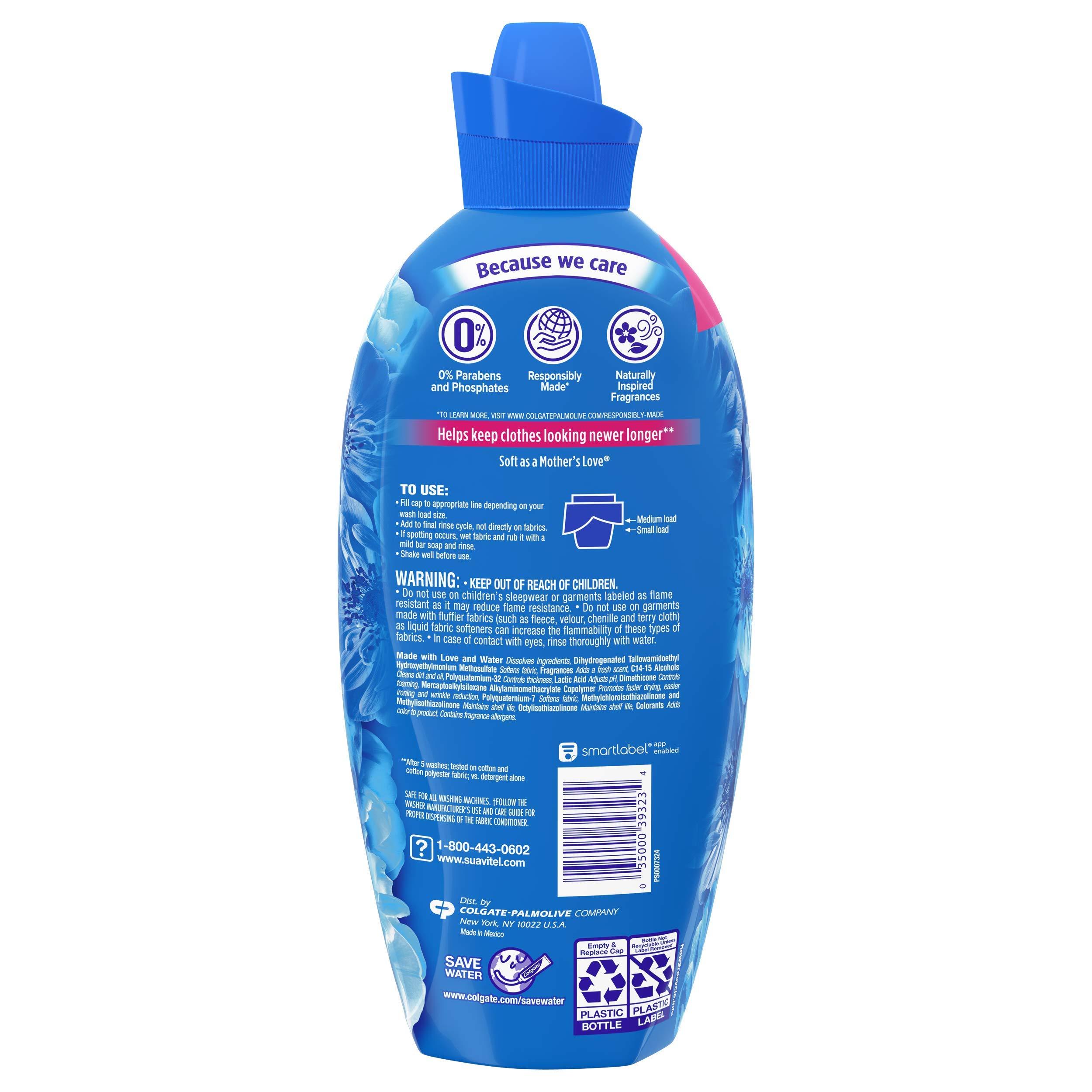 Suavitel Suavitel Complete Fabric Softener, Field Flowers, (Pack of 6) 264 Fl Oz