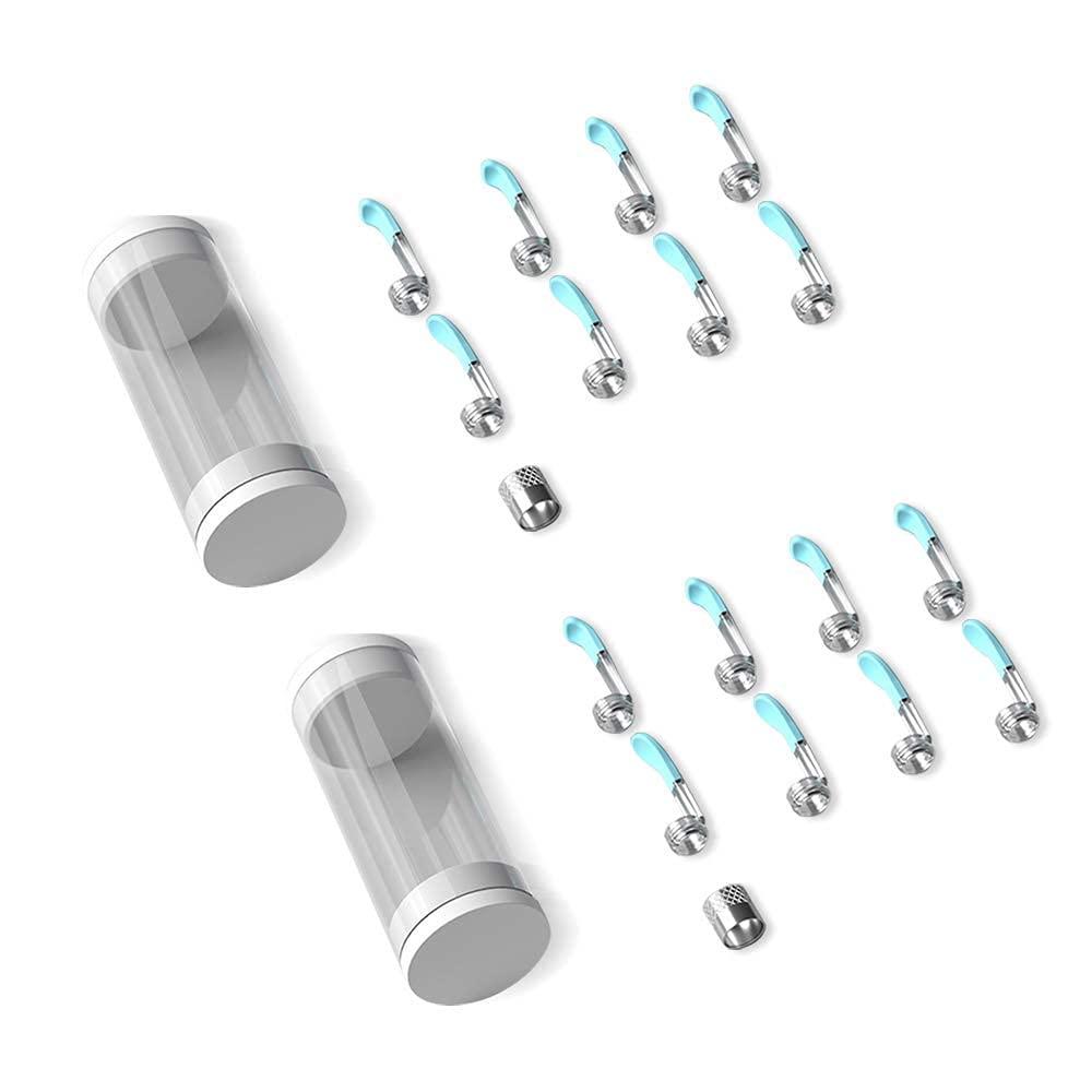 BEBIRD Bebird Replacement Tips Ear, 16 Pieces Waterproof Silicone Ear Spoon for Ear Wax Removal Endoscope, BEBIRD Original Ear Cleaner Tips for C3/C3 Pro/M9 Pro/X11 Pro/K10/X17 Pro/T5