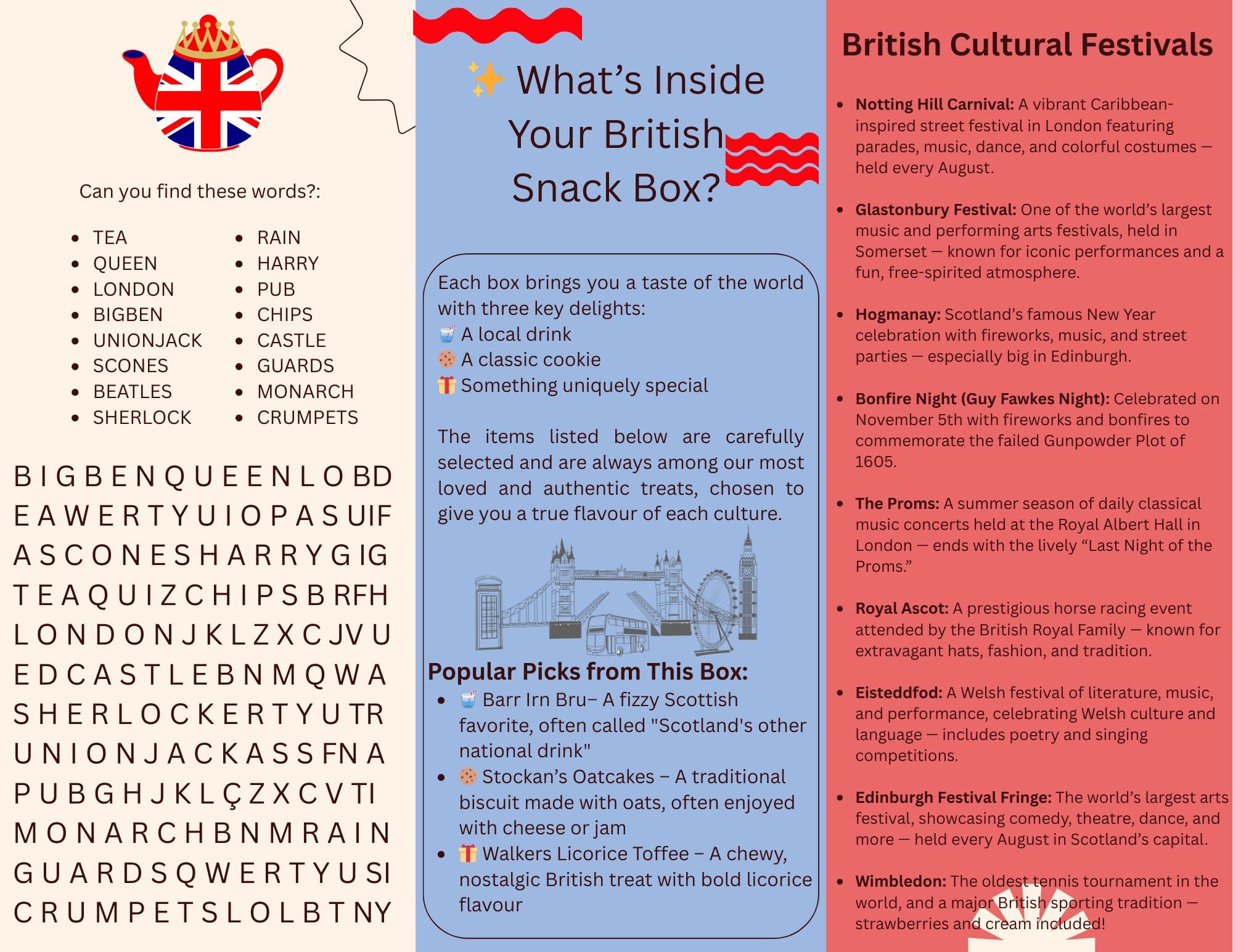 Lecsa Specialty Snacks British Snack Care Package - Variety Pack of Treats from UK - Snack Box for Kids and Adults - Gift Basket of Delicious Sweets by Lecsa Specialty Snacks (Products may vary due to availability - 15 Count)