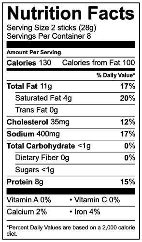 CATTLEMAN\'S CUT Yellowstone by Cattleman\'s Cut Angus Beef Sticks, 8 Ounce