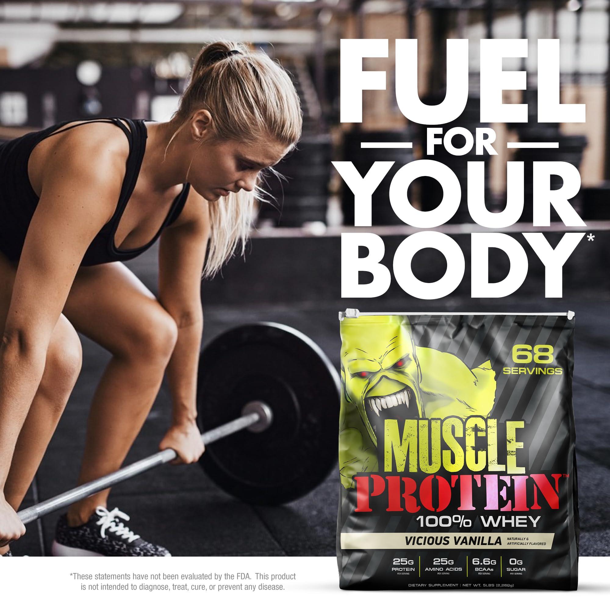 COLOSSAL LABS COLOSSAL LABS Muscle Whey Protein [5 lbs/Pack of 1]Chocolate Flavored Protein Powder, 25,000mg Amino Acids/Serving, Cold Filtered(Packaging May Vary)