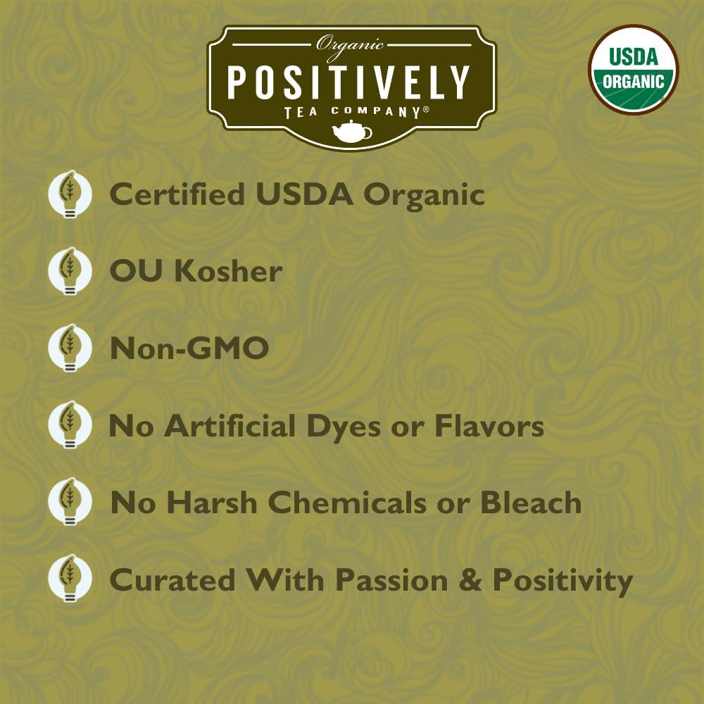 Organic Positively Tea Company Organic Positively Tea Company, Yerba Mate Tea Bags (Unsmoked), 20 Count