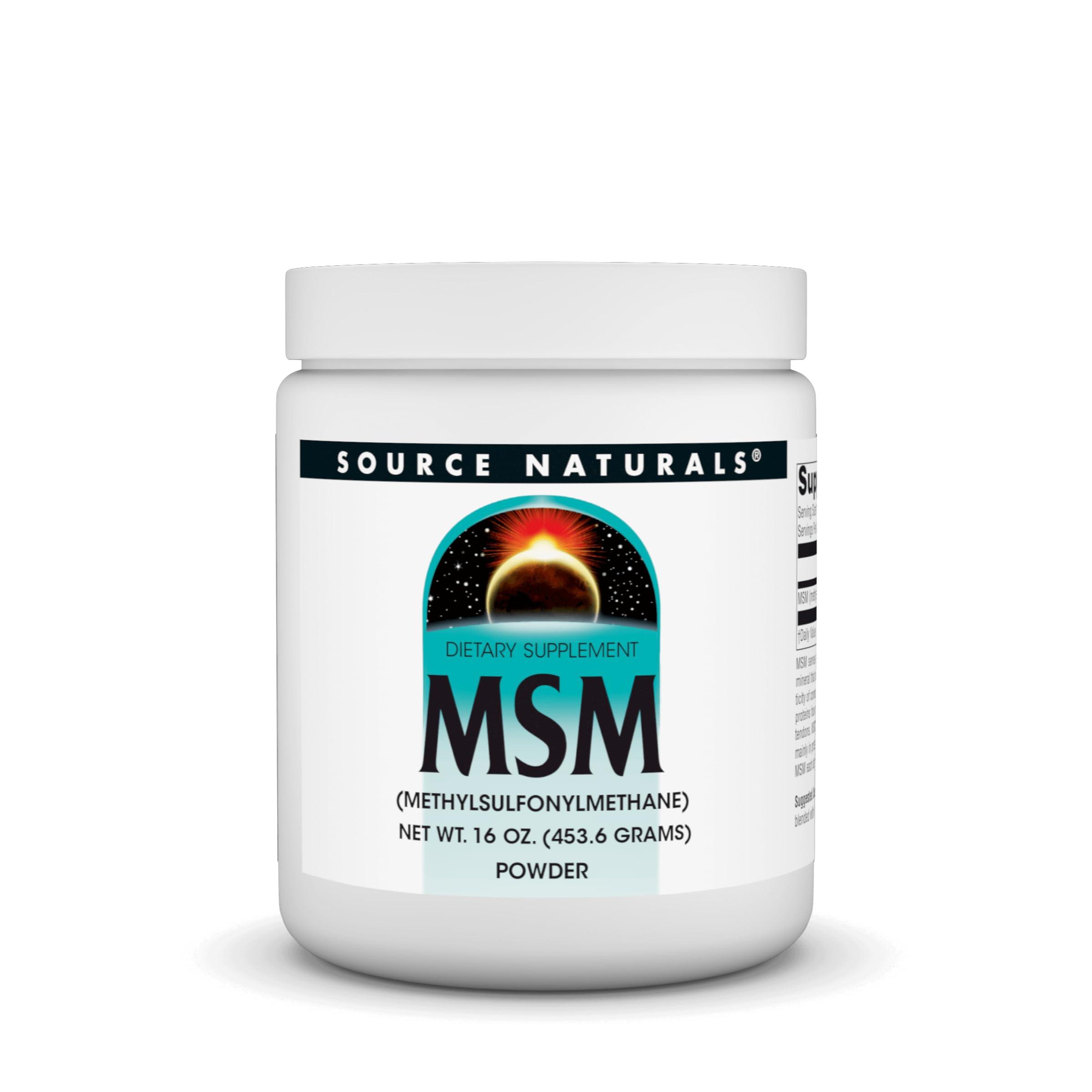 Source Naturals Source Naturals MSM, (Methylsulfonylmethane) - 16 Ounce Powder