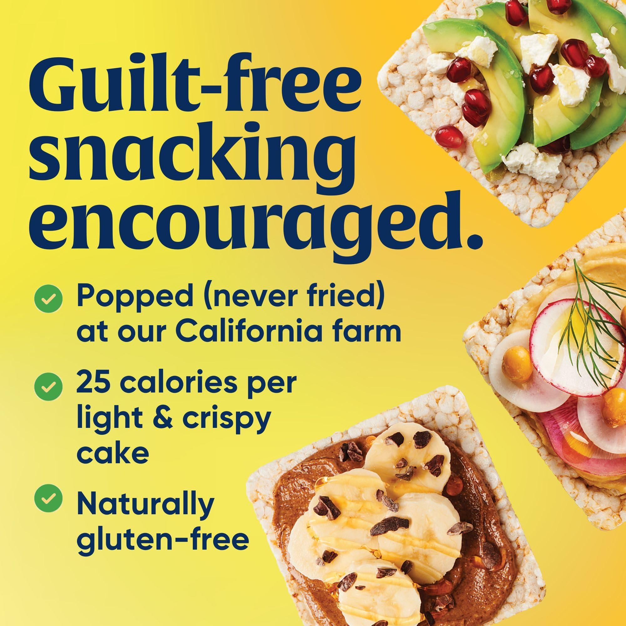 Lundberg Lundberg Organic Thin Stackers, Red Rice & Quinoa, Salt-Free, Thin Multigrain Rice Cakes, Gluten-Free, Vegan, Healthy Snacks, 6 oz (Pack of 1)