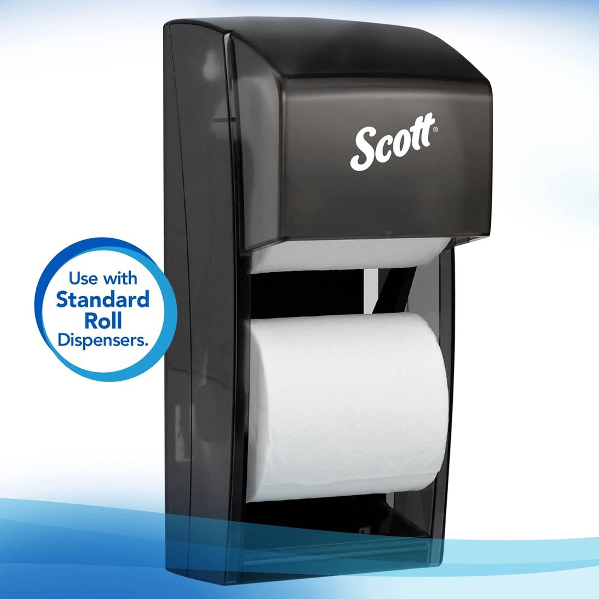 Kimberly-Clark SCOTT Standard Roll Bathroom Tissue, 2-Ply, 550 Sheets/Roll, 20 Rolls/Carton