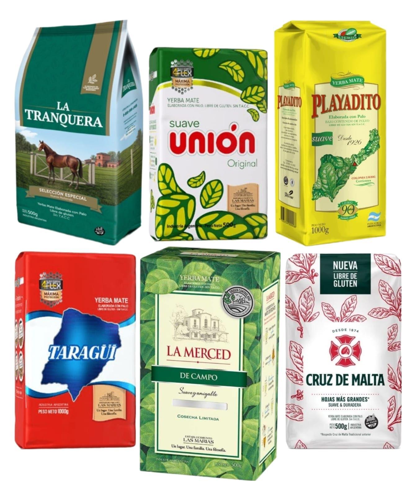 DeMiPaisAR Authentic Argentine Yerba Mate - 1 Kilo (2.2 Pounds) - Natural Energy Boost with Traditional Flavor (Playadito (2.2 Pounds))