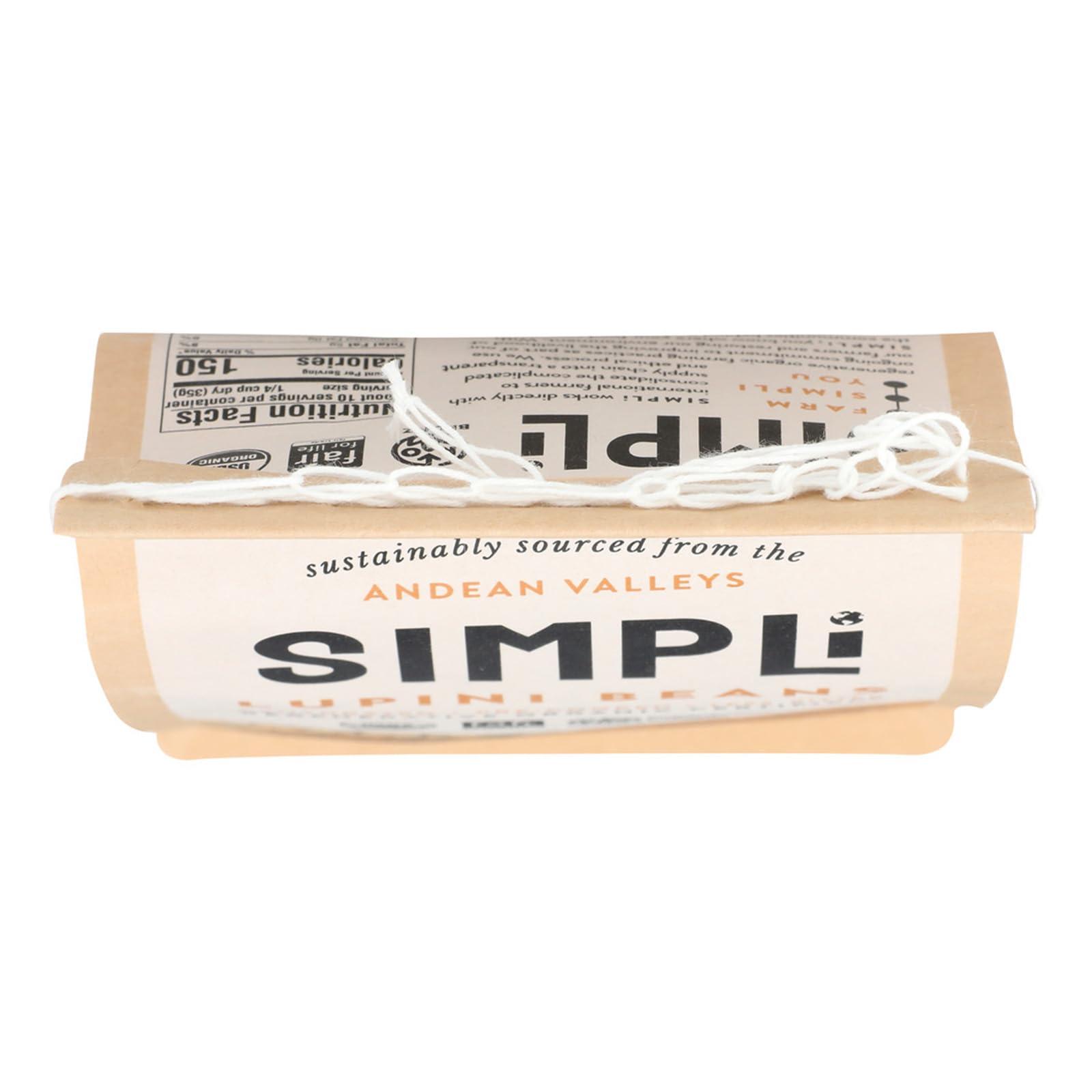 SIMPLi SIMPLi Regenerative Organic Certified Lupini Beans