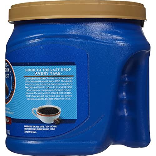 MAXWELL HOUSE Maxwell House 04648 Coffee, Regular Ground, 30.6 Oz Canister